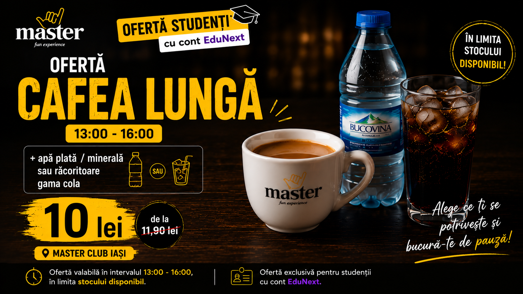 Ofertă Cafea Lungă ☕🥤