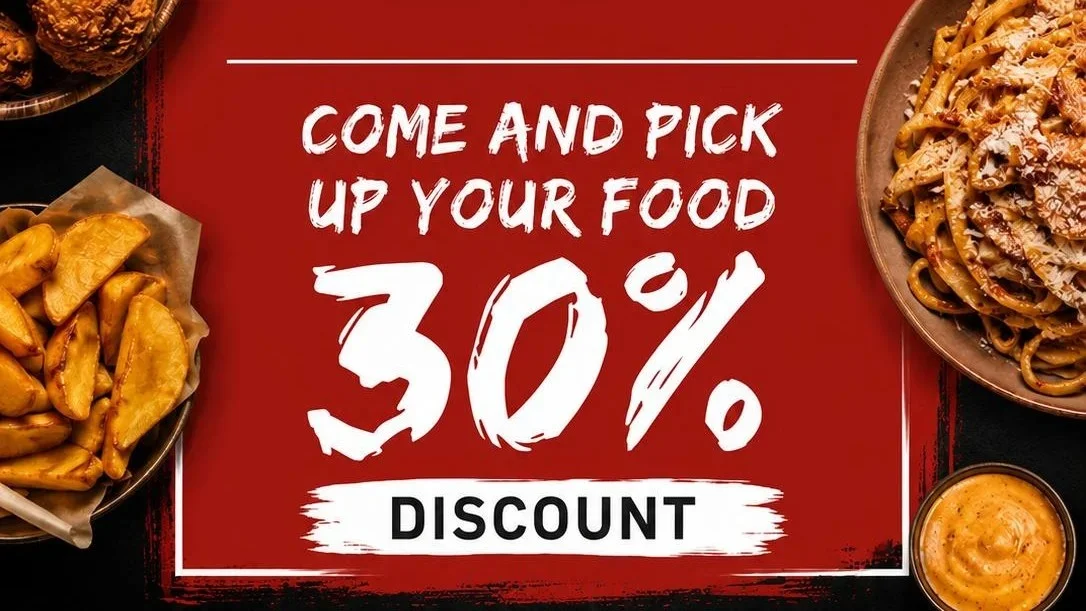 -30% pick up Food