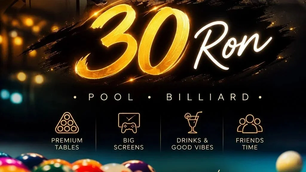 30 RON Billiard