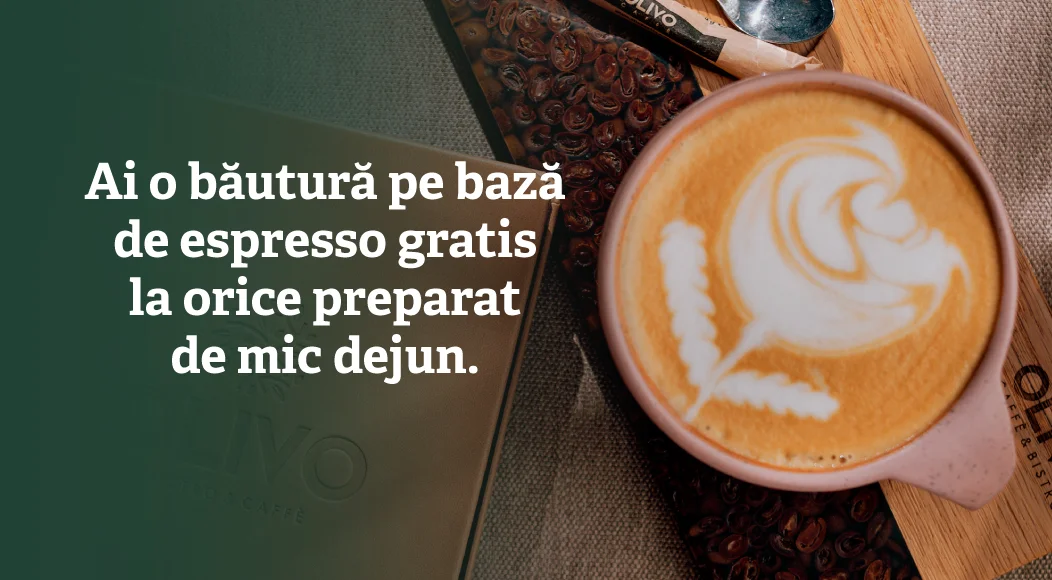 O cafea gratis la mic dejun